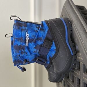 Blue and Black Winter Boots